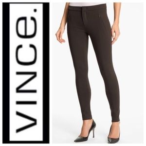 Vinca Camuto Brown Legging Pants with Zip Pockets
